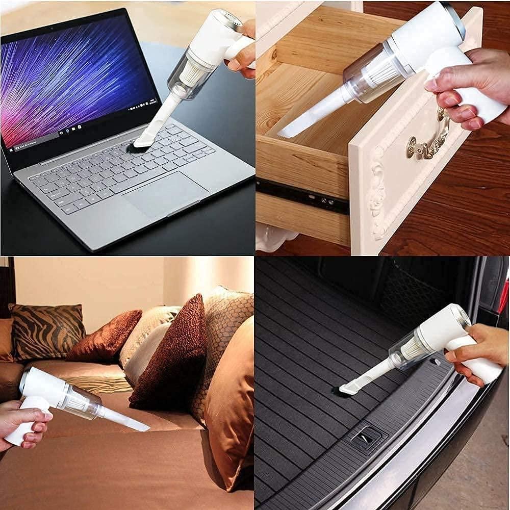 Portable Air Duster & Wireless Vacuum Cleaner | 2-in-1 Powerful Cleaning Gadget