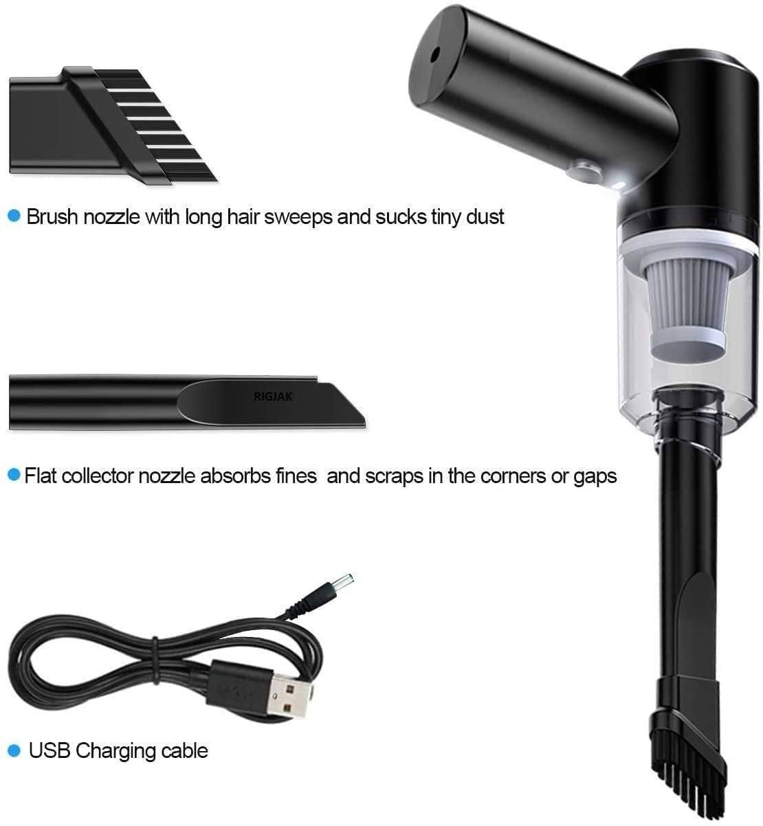Portable Air Duster & Wireless Vacuum Cleaner | 2-in-1 Powerful Cleaning Gadget