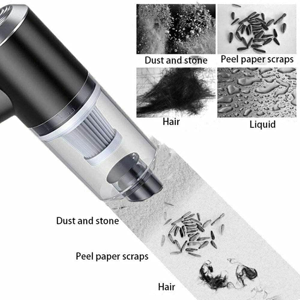 Portable Air Duster & Wireless Vacuum Cleaner | 2-in-1 Powerful Cleaning Gadget