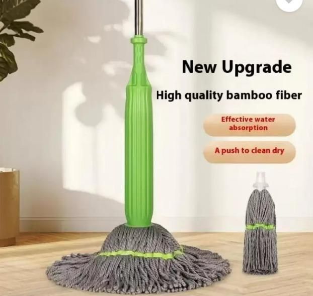 Self-Twisting Water Rotating Mop | 360° Spin Cleaning Mop with Super Absorbent Head