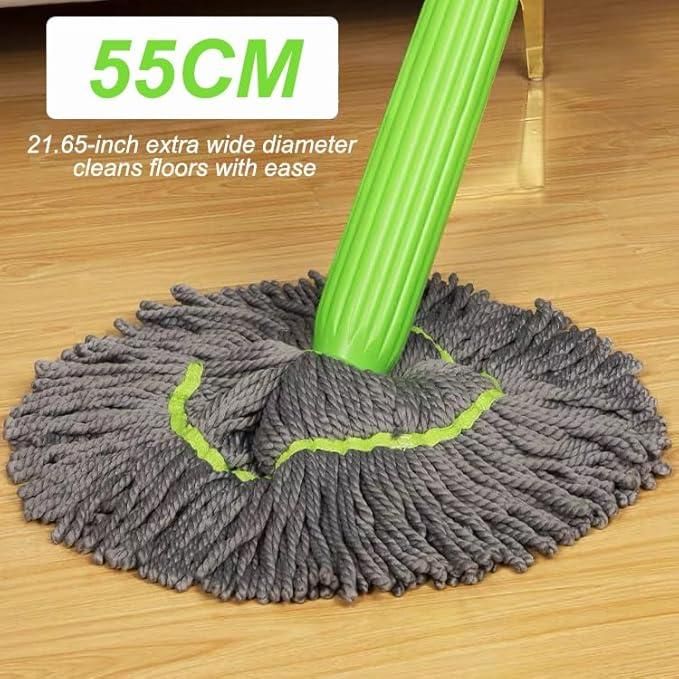 Self-Twisting Water Rotating Mop | 360° Spin Cleaning Mop with Super Absorbent Head